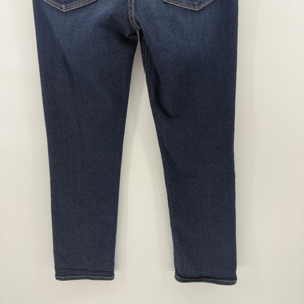 FRAME Le High Straight Jeans Women's 28X27 Woodson Dark Wash Stretch Denim USA - Picture 12 of 12